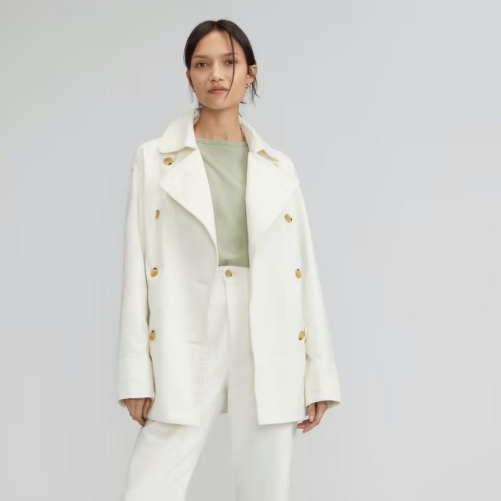 - New (w/o tag) - The Organic Cotton Herringbone Jacket - Picture 2 of 6